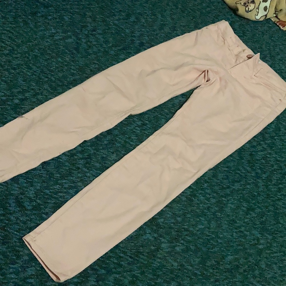 SUPER SKINNY PINK JEANS